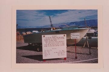 The "Dock" on exhibit at the Gold Cup Races, Boulder City