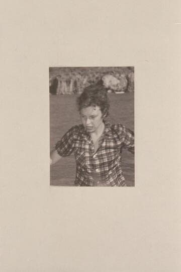 Nancy Streator at end of 1948 traverse of Grand Canyon