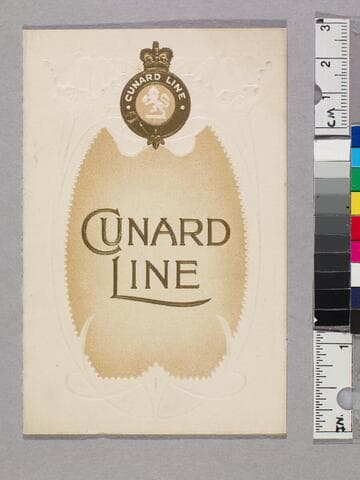 Menu for Mr. R.P Lamont and party