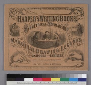 Harper's Writing Books: Symmetrical Penmanship with Marginal Drawing Lessons, for Schools and Families
