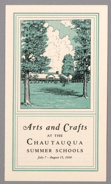 Arts and Crafts at the Chautauqua Summer Schools
