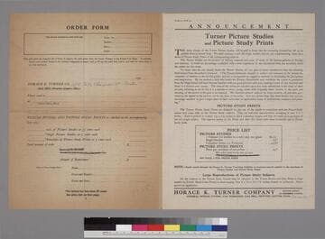 Announcement: Turner Picture Studies and Picture Study Prints