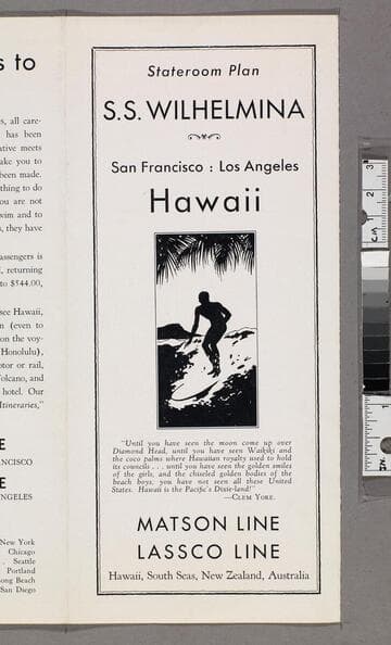 Stateroom plan : S. S. Wilhelmina