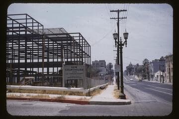 New Courthouse from top of hill