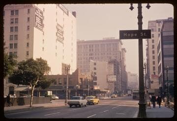 6th Street, from Hope Street to Grand Avenue