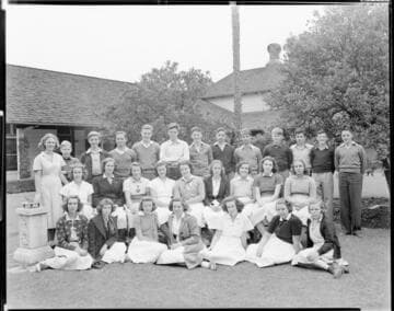 1938 graduating class, Polytechnic Elementary School, 1030 East California, Pasadena. June 14, 1938