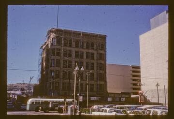 Old Frost Building being wrecked