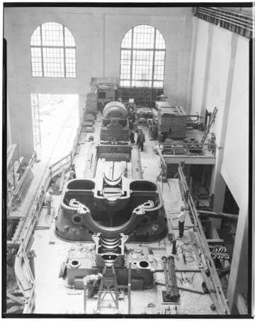 Long Beach Steam Station, Plant #2 - Turbo room