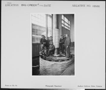 Big Creek #1 - Shaft dropped through Rotor into place