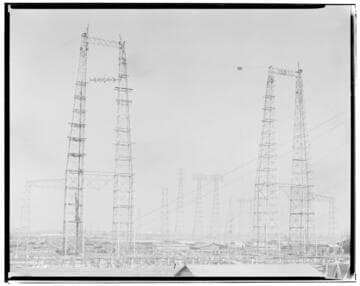 Long Beach Steam Station, Plant #3 - Building take-off towers