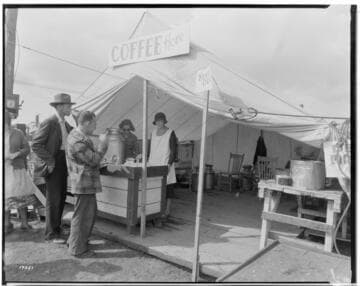 Relief service after Long Beach Earthquake on 3/10/1933
