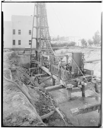 Long Beach Steam Station, Plant #3 - 1st work on #12 Unit