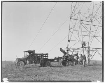 Big Creek Transmission Line - Raising Towers for 220kV transmission
