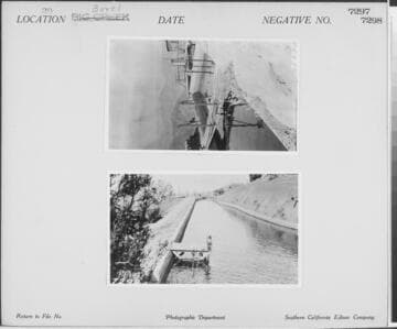 Section intake river