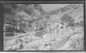 The Middle Fork headworks at Kaweah #3 Hydro Plant