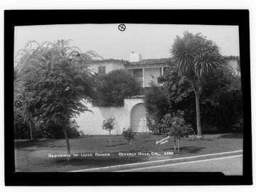 Residence of Luise Rainer, Beverly Hills, Cal