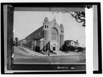 Church of the Immaculate Conception, Ninth and Valencia, Los Angeles