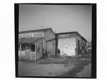 Herbergers Pickle Works, on Main Street, between 9th & 10th. Former home of H. C. Cardwell