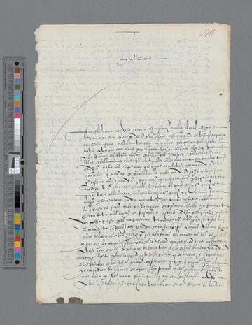 Diego de Mora letter to Gonzalo Pizarro