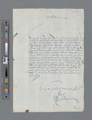 Diego de Mora letter to Gonzalo Pizarro
