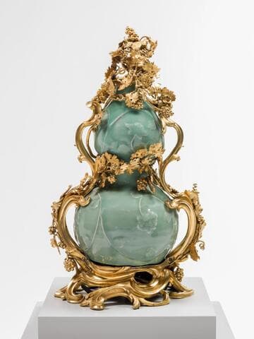 Mounted Double-Gourd Vase