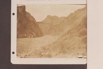 Downriver from mouth of Crystal Creek. Mile 98, Grand Canyon