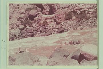 Lining of Vulcan Rapid. Mexican Hat Expeditions