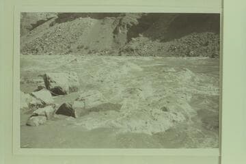 Hance Rapid. Downstream from above Red Canyon