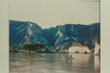 Lower end of Whirlpool Canyon. From Rainbow Park. Mile 208