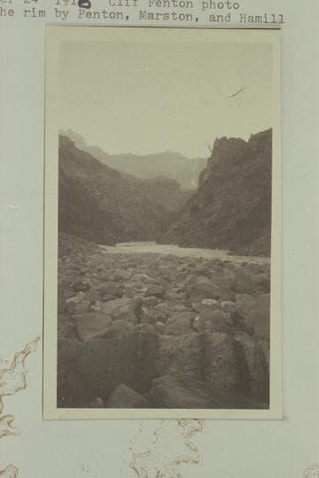 Down river at the mouth of Hermit Creek