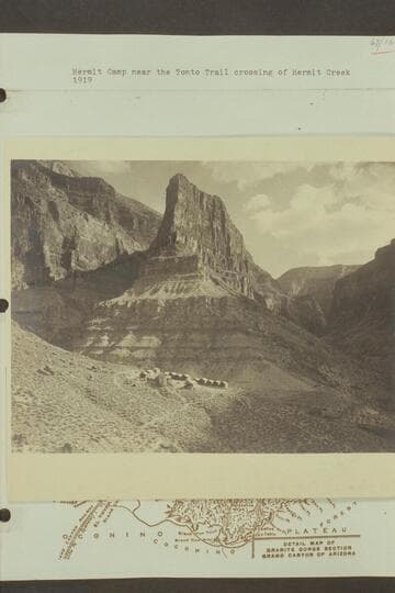 Hermit Camp near the Tonto Trail crossing of Hermit Creek