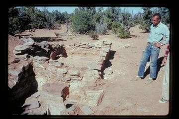Excavation work on Lost Mesa