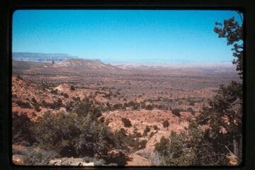 Westerly from lookout to Fifty Mile Mountain and Escalante Basin