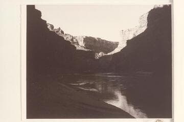 Down to Cove Canyon--center--from about Mile 187. Morning