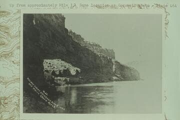 26. Box Wells, Green River. Brown-Stanton party. Up from approximately Mile 1.2. Same location as Cogswell photo, Plate 46A
