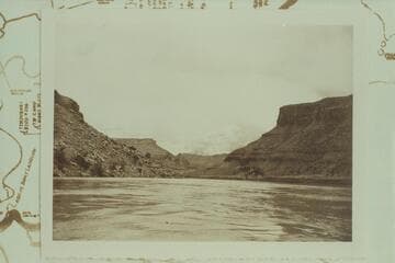 Down to Richardson Amphitheatre and Fisher Towers. Colorado River near Mile 1017