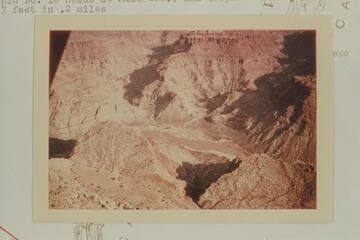 Y and Cross Canyons. The slump block is lower