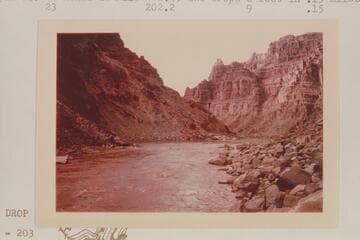 Down at Rapid No. 22 to the lower drop. Rapid No. 23 in distance