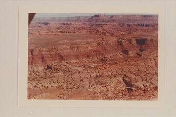 North northwest from east of Cataract Canyon. Junction Butte is upper center. Candlestick Tower is quarter left at upper margin