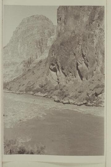 Vulcan Rapid. Mile 179. Captioned by Becky as "Lunch of bluff Gateway."