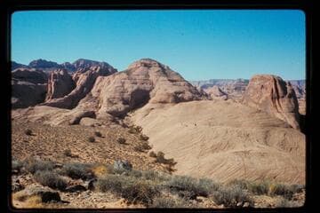 Across head of 73, Cummings Mesa on skyline