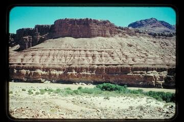 Paria Riffle from hill, right bank