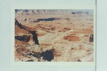 Down the drainage of 73 from Butte 6069, north side. Fifty Mile Mountain at top