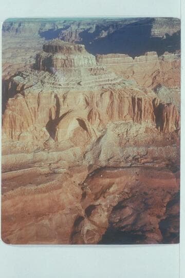 Arch in the Sky. Octagon Butte. South end of Cummings Mesa