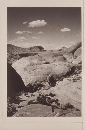 Trail from Black Water Creek to Moepitz. The canyon of the Colorado and Sixty Mile Point