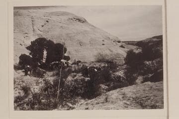 Base camp north of Lehi Canyon