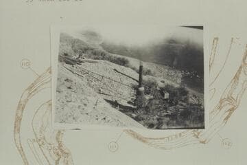 Boiler, pump and steam engine used in the placer work at Gretchen Bar