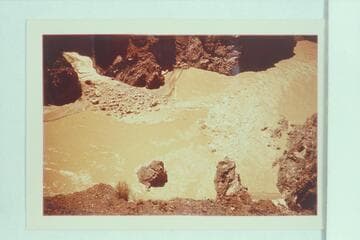 Mineral Canyon Rapid. Bright Angel gauge: 14,700 cfs