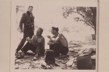 Charles Larabee; Buzz Holmstrom; Norm Nevills. Pats Hole