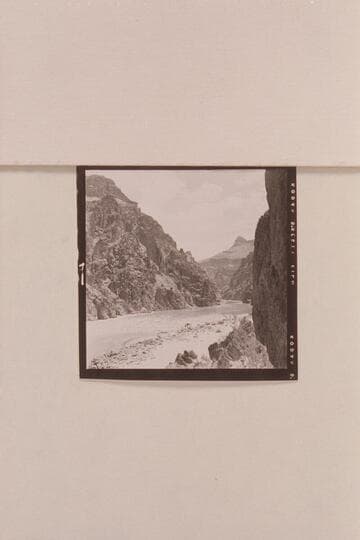 Granite Falls. Upstream from ledges below rapid